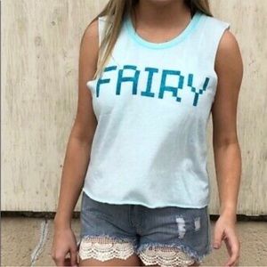 Wildfox Fairy Sleeveless Tank SMALL NWOT